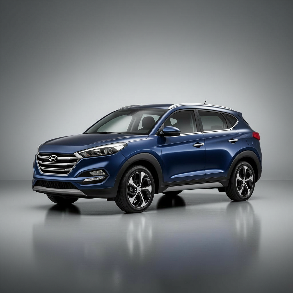 Hyundai Tucson 2023 lejebil - 5 sæder, Hybrid, tilgængelig i Odense