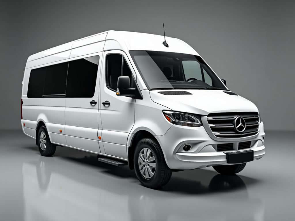 Mercedes-Benz Sprinter Tourer 2024 lejebil - 9 sæder, Diesel, tilgængelig i Odense
